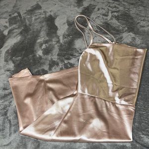 Coming Out Satin Mini Dress